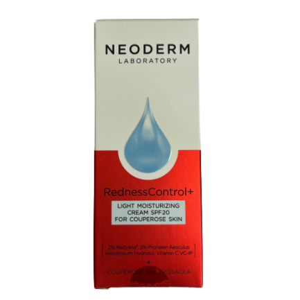 NEODERM RednessControl+ light moisturizing cream SPF20 for couperose skin