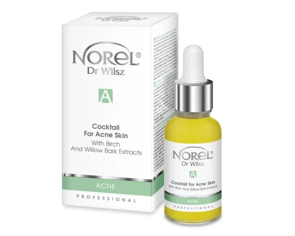 Koktel za kožu sa akanama sa ektratima vrbe i breze Norel -30ml