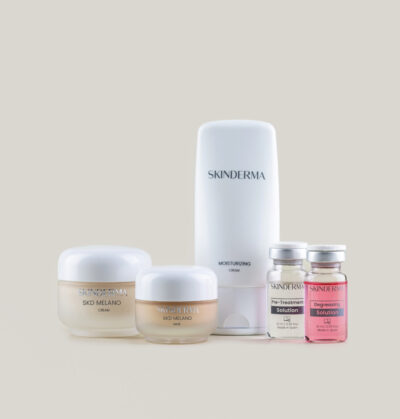Melano Away set Skinderma