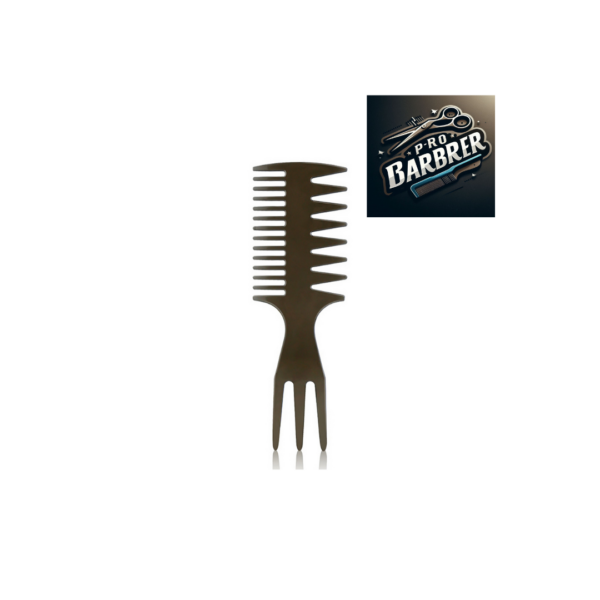 Barber češalj crni model N032