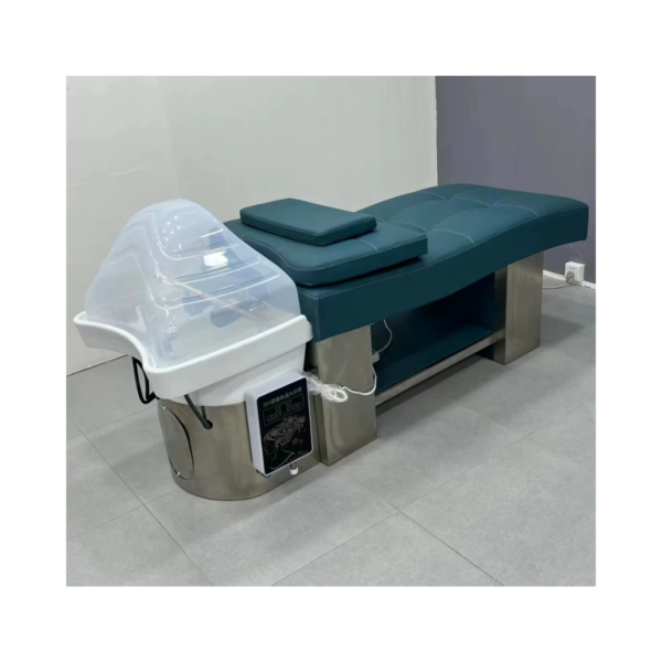 Head spa šamponjera crna sa belom keramikom model YP6881