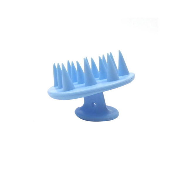 Silikonski masažer skalpa-blue