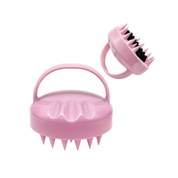 Masažer za skalp sa rolerom-pink