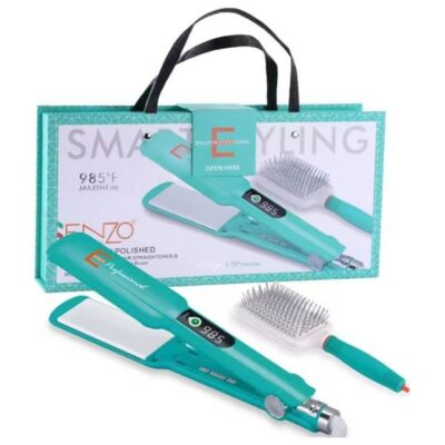 ENZO Professional Pegla za Kosu + Četka Set EN-1291S