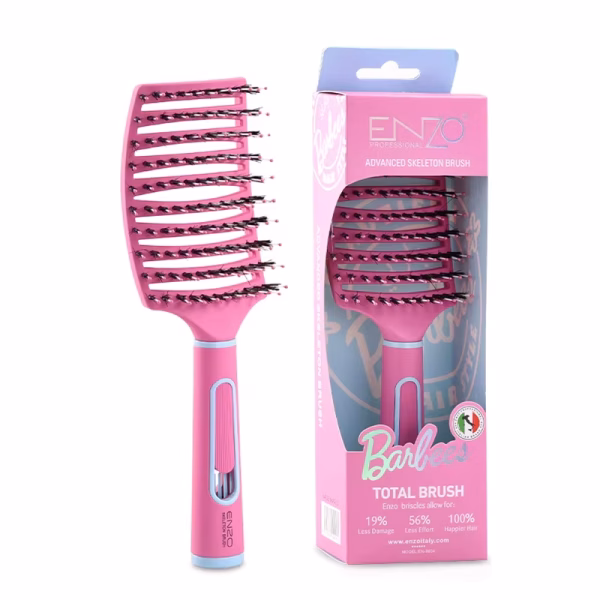 Enzo Barbie četka za kosu roze EN-9034