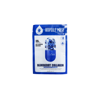 Biocelulozna maska za lice sa borovnicom i kolagenom-25ml