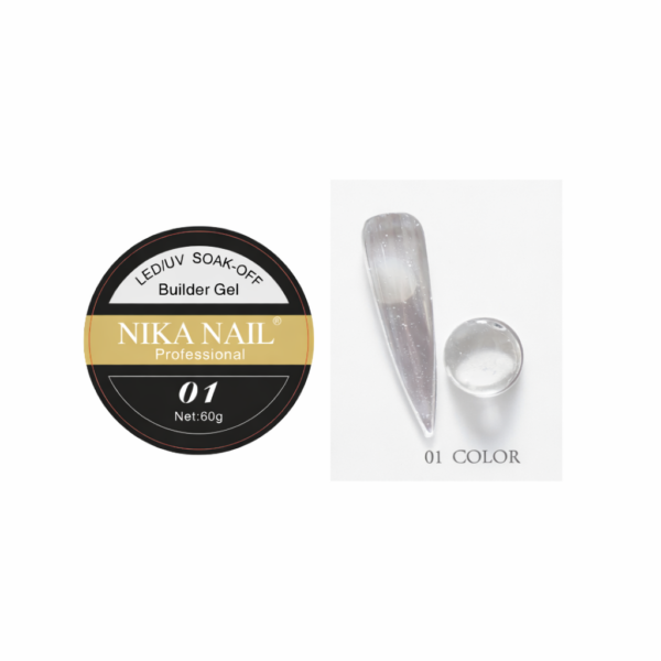 Nika Nail Uv gradivni gel 01-60gr