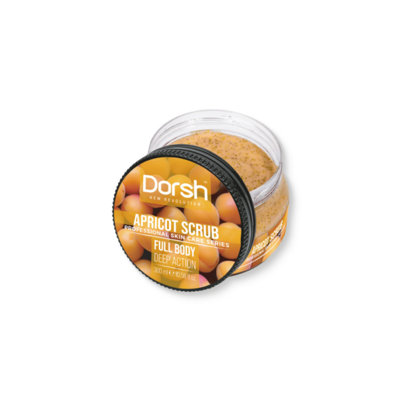 Dorsh piling za lice i telo kajsija-300ml