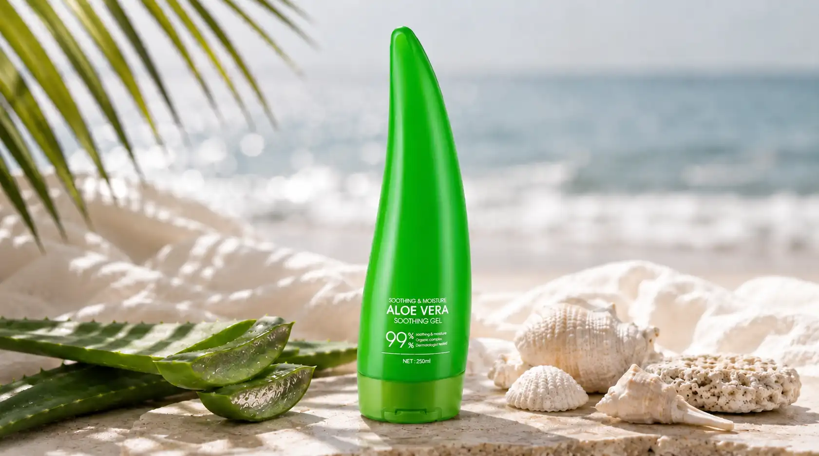 Aloe vera gel za hidrataciju i umirenje kože nakon sunčanja