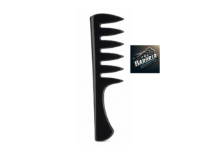Barber pro češalj sa širokim zupcima-crni