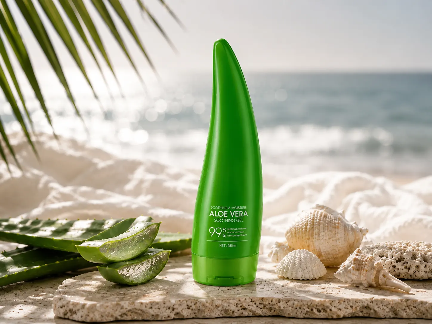 Aloe vera gel za hidrataciju i umirenje kože nakon sunčanja