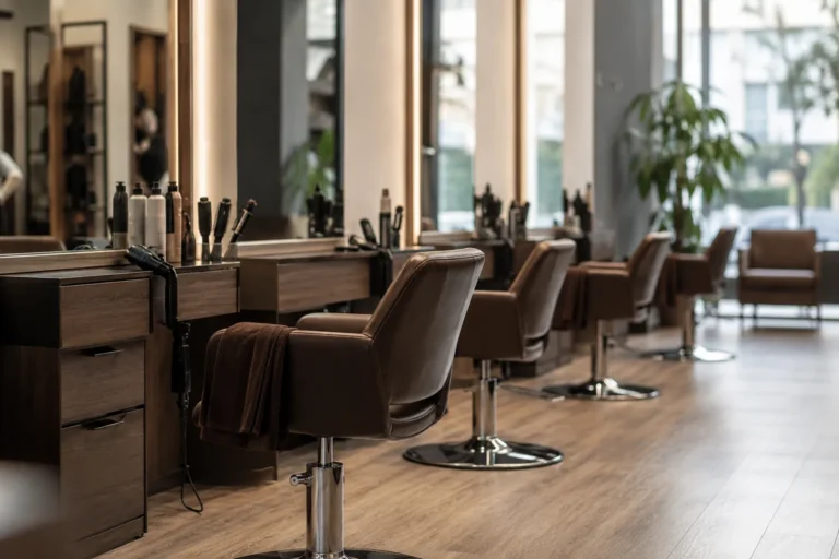 Profesionalno organizovan frizerski salon sa radnim mestima
