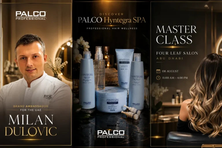 Milan Dulović, Palco brend ambasador za Emirate, edukacija za frizere